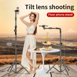 Trípode con brazo telescópico para teléfono