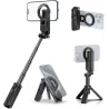 Trípode magnético para teléfono con control remoto, 3 en 1
