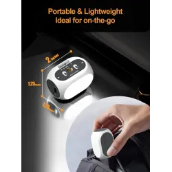 Luz de relleno magnética con clip para teléfono y soporte de zapata fría