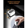 Luz de relleno magnética con clip para teléfono y soporte de zapata fría