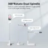 Soporte de celular, plegable, extensible y con un soporte de autoespectador de lámpara de luz de relleno
