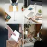 Soporte de celular, plegable, extensible y con un soporte de autoespectador de lámpara de luz de relleno