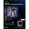 UGREEN Uno - Bloque de carga USB C de 65 W, Nexode, cargador GaN de 3 puertos