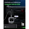 UGREEN Uno - Bloque de carga USB C de 65 W, Nexode, cargador GaN de 3 puertos
