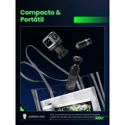 UGREEN Uno - Bloque de carga USB C de 65 W, Nexode, cargador GaN de 3 puertos