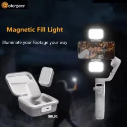 Mini Luz de relleno magnética GBL01 con caja de carga para DJI Osmo Mobile 6/SE/ Zhiyun