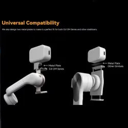 Mini Luz de relleno magnética GBL01 con caja de carga para DJI Osmo Mobile 6/SE/ Zhiyun