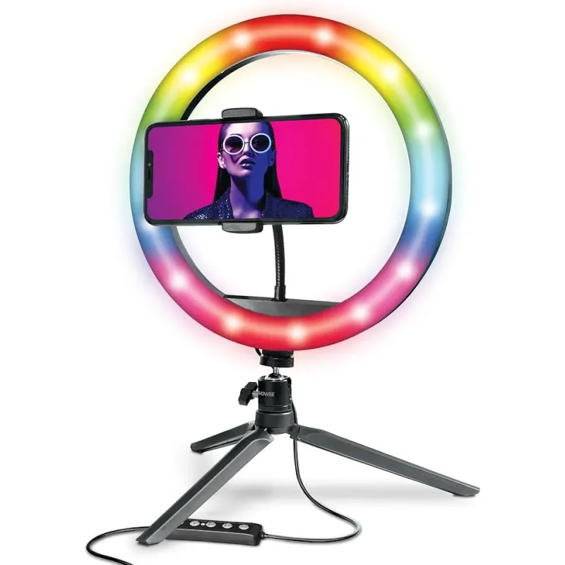 Ring Light Bower con soporte de kuz 10 pulgadas Ring Light Bower con soporte de kuz 10 pulgadas