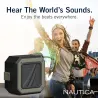 Bocina NAUTICA Bluetooth, altavoz inalámbrico impermeable, para exteriores
