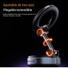 Soporte magnético para teléfono con adsorción al vacío 360° (Color Blanco)