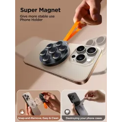 Soporte magnético para teléfono con ventosa