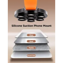 Soporte magnético para teléfono con ventosa