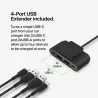 Belkin Cargador para Carro  con 4 Puertos USB de 30W